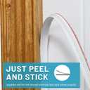 Flexible Trim Caulk Strip Wall Moulding Trim, 1/2 in x16 Ft Peel and Stick Trim for Wall Corner Deco, Ceiling, Backsplash Tile Edge, Countertops, Baseboard, Floor(White)
