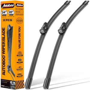 OEM Wiper Blades Replacement for Audi A4 Q5 Q3 A5 RS5 S5 allroad 2009-2020 Original Equipment Replacement Windshield Wipers 24 inch / 20 inch -Original Factory Quality (Set of 2) Top Lock 16mm