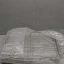 2 Pack Large Hat Organizer Box, Stackable Clear Baseball Caps Holder Box Containers with Sliding Door for Hats Snapback Cap Storag, Hat Rack Display Case, Holds 20 Hats Each -Clear