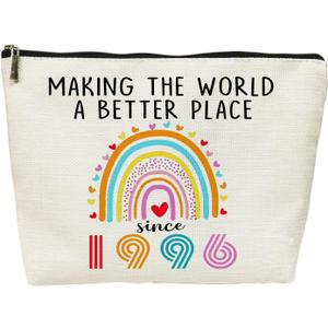 30th Birthday Gifts for Her Women Cosmetic Bags, 1996 Dirty 30 Year Old Birthday Decorations Makeup Bag for Wife, Sister, Best Friend Female, Mothers Day, Christmas (1996)