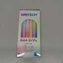 WRITECH Gel Pens Fine Point: Nebula Pen Set 0.7mm Black Ink Retractable 6ct Medium Point Smooth Writing with Aesthetic Gradient Color Barrel for Journaling Note Taking Silent Click No Smear