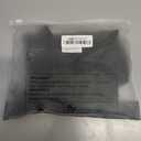 JOYBIK Women's High Waisted Full Coverage Bikini Bottoms Tummy Control Adjustable Drawstring Swim Bottoms Size 2XL, Black