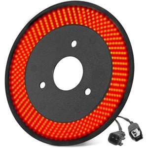 NKCELL POWER Spare Tire Brake Red LED Light for Ford Bronco 2021-2024 2/4 Door, Plug-N-Play 405pcs LEDs Wheel Light 3rd Brake High Mount Rear Stop Tail Light Bronco Accessories