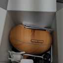 InnoGear Aromatherapy Diffuser & 10 Essential Oils Set, 400ml Diffuser Ultrasonic Diffuser Cool Mist Humidifier with 4 Timers 7 Colors Light Waterless Auto Off for Large Room Office, Yellow Wood Grain