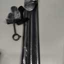 Double Curtain Rods for Windows 30 to 55 inches,Adjustable Window Curtain Rod,Easy Install,Black