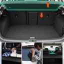 Powerty Cargo Cover for 2022 2023 2024 2025 Volkswagen VW Taos Accessories Trunk Cover Trunk Shielding Shade Cargo Luggage Cover Black (Can Withstand The Load)
