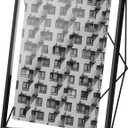 Umbra Prisma 8x10 Picture Frame, Floating Wall or Desk Photo Display for Pictures, Art, Illustrations, Graphic Text & More, Metal, Black