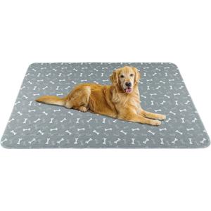Washable Pee Pads for Dogs, Large 2 Pack 36x48 Dog Pee Pads Washable, Waterproof Puppy Pads Mat Reusable Fast Absorbent Dog Potty Training Pads, Whelping Pads for Playpen Crate (Gray)