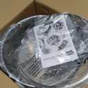 SUNHOUSE Stainless Steel Stock Pot - 7 Quart Heavy-Duty Induction Cooking Pot with Visible Lid for Pasta, Soup, Spaghetti - Nonstick Thick-Bottom Deep Stockpot for Canning, Boiling, and Simmering