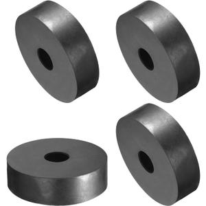 uxcell 4pcs Rubber Spacers 70mm OD, 12mm ID, 20mm Height Round Anti Vibration Spacer Rubber Bushing Grommets Thick Rubber Washers for Home Car Accessories