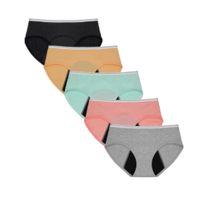 Period Underwear for Teens Heavy Flow High Absorbency Girls Menstrual Panties Cotton Leakproof Protective Briefs, Size XL 14-16