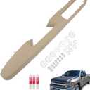 Front Driver Armrest Repair Kit, Compatible with 2010-2014 Chevy Silverado Suburban Tahoe Avalanche, GMC Yukon Sierra 1500 2500 3500, with Door Release Handle Above Armrest (27 inch), OE# 926740 (Tan)