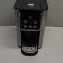 Hot & Iced Coffee Maker with Bold Setting, Single Serve Coffee Maker for K Cup and Grounds, 6-14 Oz Brew Sizes, 50 Oz Removable Water Tank, One Cup Coffee Machine with Reusable Filter, Black