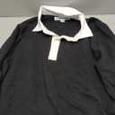 Amazon Essentials Men's Rugby Sweater (Medium, Black)