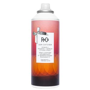 R+Co SUN CATCHER Power C Nourish + Refresh Styling Spray | Vitamin C Leave-In Mist with 450F Heat, UV & Pollution Protection | Hydrating with Hyaluronic Acid & Vegan Peptides