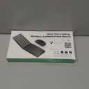 Wireless Bluetooth Keyboard & Mouse Combo, Foldable Mini Portable Typepad for iPad, iPhone, Tablet,Folding Rechargeable & Compatible with iOS, Windows, Android Devices, Laptops & Smartphones