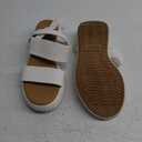 Rihero Women's Comfortable Walking Sandals Casual Summer Outdoor Open Toe Low Flatform Platform Wedge Sandals 6