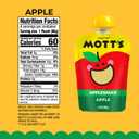 Mott's Applesauce, Made from Real Fruit, No Artificial Flavors, Good Source of Vitamin C, 3.2 oz Clear Pouches, 20 Pack (EXP 11/19/26)