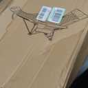 Reclining Camping Chair with Removable Footrest Lounge Chair with Headrest, Cotton Cushion, Portable Adjustable Folding Chairs