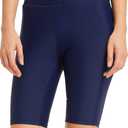 Wetopkim Women's Swim Shorts High-Waisted Swimsuit Bottom Quick Dry Bathing Suit Board Short (18, Navy Jammer)