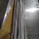 Iron Stair Balusters 5/8" Round 44" Long - 50-Pack Hollow Wrought Iron Plain Spindles for Classic Indoor StaircasesSatin Black