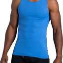 Fruit of the Loom Men's Sleeveless Tag Free Moisture Wicking Tank A-Shirt, 5 Pieces (L)