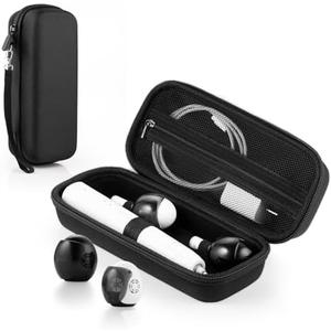 Frekare Toothbrush Travel Case Compatible with Oral-B/Oral-B Pro 1000/Philips Sonicare 4100 Electric Toothbrush, with Mesh Pocket for Accessories & 2pcs Toothbrush Head Covers for Protection