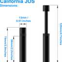California JOS GPU Support Bracket Graphics Card Brace Anti-Sag Holder Height Adjustable Video Card Stand Black Large