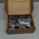 5 x 304 Stainless Adjustable Swivel Handrail Brackets , Matt Black Contemporary Square Stair Brackets for Indoor or Outdoor Staircase