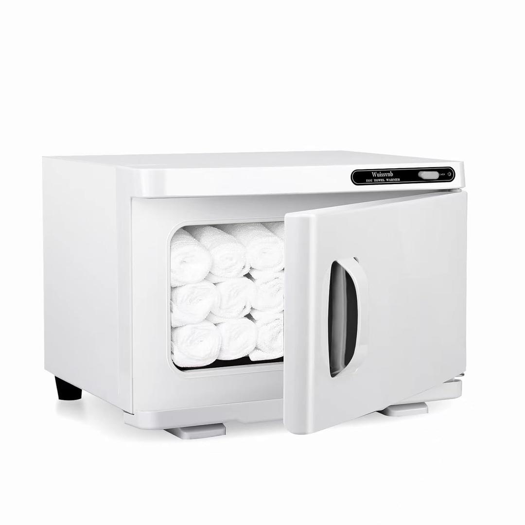 Professional advanced towel warmer Cabinet,Hot Towel Warmer Cabinets, Small Towel Warmer Cabinet Suitable for Use in Spa, Home and Hair Salon (white)