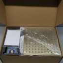 Shower Faucet Set with Tub Spout Brushed Gold 10 Inch Rainfall Shower 4 Setting Spray Mixer Shower System Modern Luxury Wall Mounted Tub Shower Faucet Set Rough-in Valve Body (Brushed Gold)