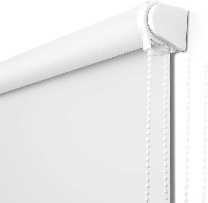 NUTRO CHILL Window Blinds, Blackout Blinds with Thermal Insulated, UV Protection Window Shades for Home, Door, Kitchen, Bathroom (32" W x 68" L, White)