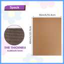 RLAVBL 5 Pack 36x48 Large Corrugated Cardboard Sheets, Flat Cardboard Inserts for Shipping, Mailing, Packing, DIY Crafts