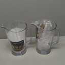 US Acrylic 64oz Bistro Clear Pitcher | Set of 2 Beer Pitchers | Reusable, BPA-free, Made in the USA, Indoor and Outdoor Pitcher Set for Water, Lemonade, Juice, Soda Pop, and Beer