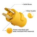 NEMA 14-50P to TT-30R RV Adapter, 50 Amp Male to 30 Amp Female RV Plug Adaptor Connector, 30 Amp RV Adapter for RV, Camper, and Generator, Durable Plug for Outdoor Adventures