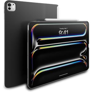 MAGEASY CoverBuddy Lite Case that Fits Magic Keyboard foriPad Pro 13" (M5 2025 / M4 2024, 8th 7th Gen) Magic Keyboard Compatible iPad Case with Seamless Closure & Magnetic Pencil Holder (Black 1.2)