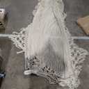 ZEAN Handwoven Hammock with Tassels by Thick Cotton Rope XL Two Person Hammock for Outside Patio Backyard Garden Beach 550LB Capacity