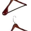Coat Hangers, Mens Denim Jackets Skirt Hangers Wooden Hangers Coat Hangers (Brown, 4 pcs)