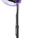 Professional Standing Hair Dryer - 1875W Floor Standing Hooded Dryer Hair Bonnet with Ionic Generator for Professional Salon Station Spa Home Use Hair Drying Treatment Adds Shine Volume (Purple)