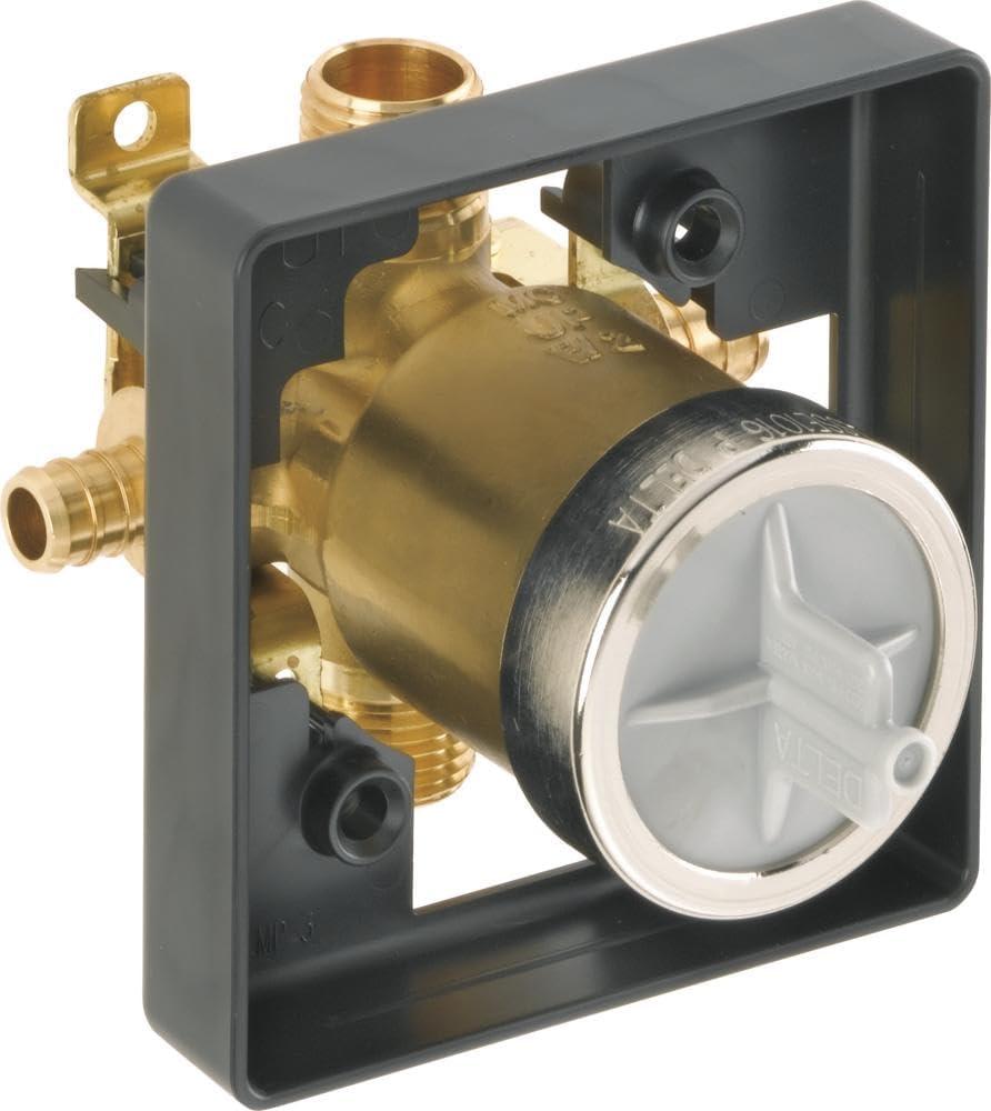 DELTA Faucet R1-PX, Universal valve body, Pex, Black