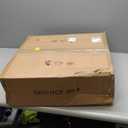 VONLUCE 3-Light Drum Chandeliers, 20" Pendant Light Fixture with 2-Layer Fabric Shade E26 Bases, Adjustable Swivel Joint Hanging Light Fixture for Bedroom Living Room Kitchen Hallway, Brushed Nickel