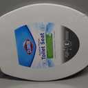 Clorox Elongated Plastic Toilet Seat with Easy-Off Hinges, Wiggle-Free