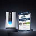 DREO Air Purifier for Home, HEPA Sleep Mode, AHAM VERIFIDE Air Purifiers for Bedroom, Pets, Smoke, Dust, Pollen & Odors, PM2.5 Monitor, Auto & Turbo Mode, 4 Speeds, Scent Diffuser, DR-HAP008(Dreo 338)