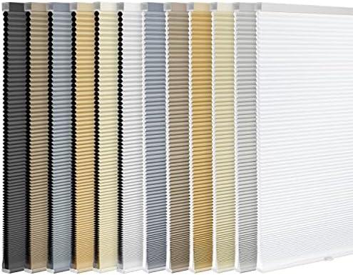 LazBlinds Cordless Cellular Shades, Light Filtering Honeycomb Shades for Home, Thermal Insulation Noise Reduction Blinds for Windows, 22'' W x 48'' H, White