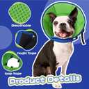 Dog Cone Collar After Surgery, Adjustable Soft Recovery Cone for Small Dogs to Stop Licking, Light-Weight Comfortable Elizabethan Collar for Dogs Anti-Bite Lick Protective Wound (Blue, S)