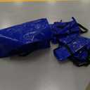 ClearSpace Heavy Duty Moving Bags or Storage Bag  Large Moving Boxes with Backpack Straps, Zippers & Handles  Perfect for Moving, College Dorm, Traveling, Camping, Christmas Decorations, 8 Pack (Blue)