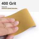 CowboyBOB Self Adhesive Stickyback PSA Sandpaper 400-Grit Sandpaper Roll 2-3/4in x 20 Yards Aluminum Oxide Longboard Sand Paper Sanding Sheet