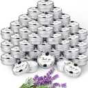 MTLEE 50 Pcs Wedding Candles Gift Favors for Guests 1 Oz Lavender Scented Soy Wax Aromatherapy Candle Favors for Bridal Shower Rustic Wedding Party Guests(Elegant Flowers)