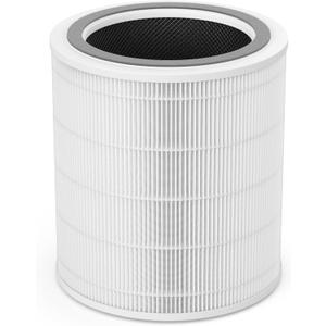 Ulrempart Replacement Filter Compatible with LEVOIT Air Purifier Model Core 400S, Core 400s-RF, Core 400, Genuine H13 5 Layers 3 in 1 Filter | White