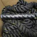 Amazon Basics Battle Rope for Home Gym Workout, Exercise Training Equipment, 2 Inch x 30 Feet